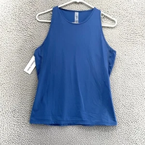 Outdoor Voices Women’s Top Large Blue Sleeveless workout NEW - Picture 1 of 8