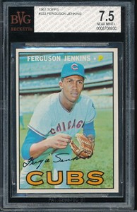 1967 Topps Fergie Jenkins #333 BVG 7.5 - Cubs