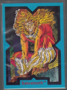 1991 Comic Images Marvel Comics X-FORCE #24 SABRETOOTH - Foto 1 di 2
