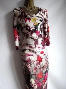 Phase Eight floral butterfly bodycon dress size 10. - Picture 1 of 5