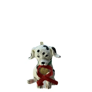 101 Dalmatiner �� Ornament Little Heirloom Treasure I SPOTTED SANTA Welpe Hund �� - Bild 1 von 12