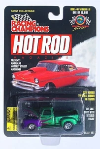 RACING CHAMPIONS '50 CHEVY PICKUP SCALA 1:61 HOT ROD NUMERO RIVISTA #41 - Foto 1 di 1