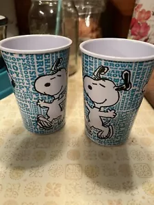 Vintage Peanuts Snoopy Harz Tassen 2er Set - Bild 1 von 6