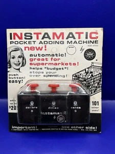 Vintage Counter Instamatic Fedtro Hand Held Pocket Money Adder HONG KONG NOS WOW - Picture 1 of 7