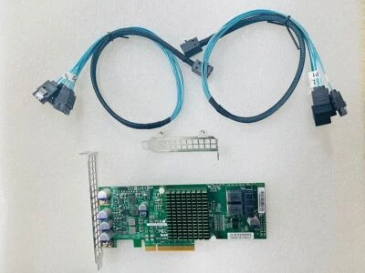 Supermicro 9300-8I 12Gbps HBA IT mode ZFS FreeNAS unRAID+2*SFF-8643 SATA US - Image 1 of 4