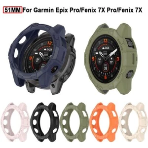 Wytrzymały zderzak ochronny z TPU do Garmin Fenix 7X / 7X PRO / EPIX Pro 51MM Case Cover - Zdjęcie 1 z 17