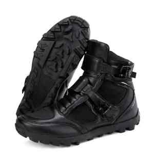 Microfiber Leather Motorcycle Shoes Men's Lightweight Riding Motocross Boots