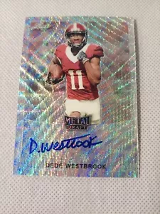 2017 DEDE WESTBROOK LEAF METAL DRAFT AUTOGRAPHED AUTO ROOKIE CARD RC #BA-DW1 - Picture 1 of 3