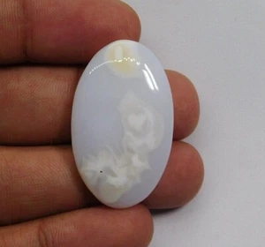 White Opal Cabochon 100% Natural Loose Gemstone For Jewelry Use 39 Cts. ME-4046 - Picture 1 of 6