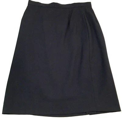 Escada by Margaretha Ley Womens 100% Wool Pencil Skirt Size 8 Black Germany NWOT - Image 1 of 4