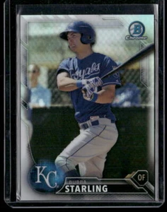 2016 Bowman Bubba Starling BCP138 Chrome Prospects Refractor  SN499 - Picture 1 of 2