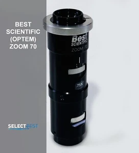 BESTES WISSENSCHAFTLICHES ZOOM 70 OPTISCHES 0,375x bis 5,2x ZOOM C-MOUNT OBJEKTIV *LOOK* (REF: N) - Bild 1 von 7