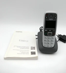 Gigaset E560HX / słuchawka DECT + stacja ładująca + instrukcja obsługi / przetestowana ^ - Zdjęcie 1 z 5