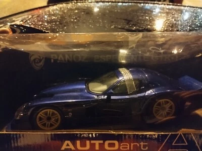 Autoart Panoz Esperante GTR-1 Blue 1:18 Scale Diecast Model Car - Image 1 of 4