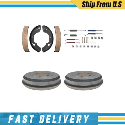 Tambores de freno traseros zapatas de freno y herrajes kit de resorte para Isuzu Rodeo 2001-2004 Foto 1 de 4