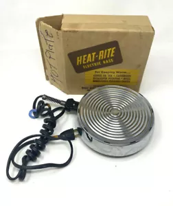 Vintage WEST BEND Aluminum Heat-Rite electric Hot Plate Warmer Base USA - Picture 1 of 11
