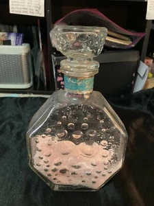 RARE JEAN SORELLE BATH FOAM LONDON ENGLAND 21CM TALL BOTTLE HEXAGONALCOLLECTIBLE - Imagen 1 de 11