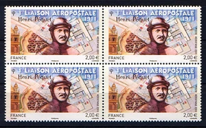 FRANCIA 2011 — CORREO AÉREO ** NEUFS — POSTE AERIENNNE PA 74 MNH Henri Péquet - Imagen 1 de 1
