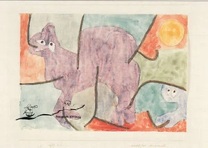 Kunstkarte - Paul Klee: Verfolgter Kamuff - Picture 1 of 1