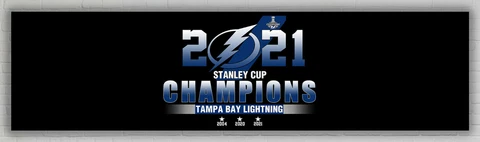Tampa Bay Lightning Hockey Team Memorable Banner 2x8ft 60x240cm Champion Flag Cover