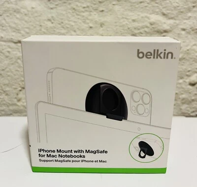 Belkin MMA006btBK iPhone MagSafe Camera Mount for MacBooks ( Black ) - Unopened - Image 1 of 4