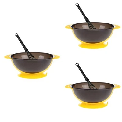  6 Sets Haarfärbempfehäuse Rührer Set Saugnapf Schüssel Rührer Friseurbedarf Kit - Bild 1 von 4