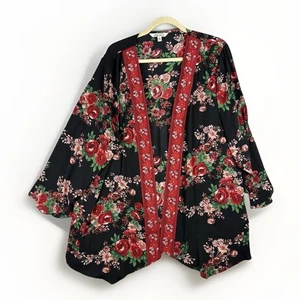 The Pioneer Woman Floral Open Front Kimono L/XL Boho Festival - Picture 1 of 6