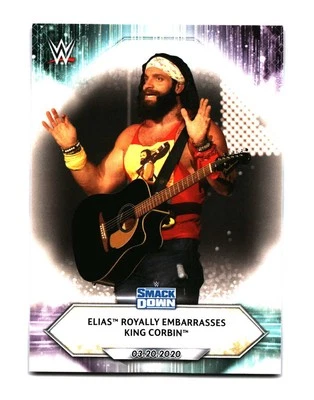 2021 Topps WWE Elias Royally Embarrasses King Corbin 39 - Image 1 of 2