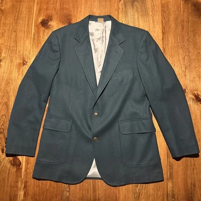 Pendleton Men 42R 100% Virgin Wool Vintage Blazer Suit Jacket Green - Image 1 of 4