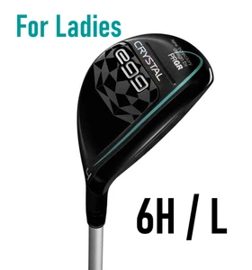 PRGR LADIES CRYSTAL egg HYBRID 6H LOFT 28°  L-FLEX UTILITIY w/HC RESCUE - Picture 1 of 9