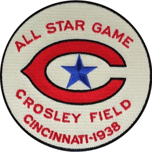 1938 MLB All Star Game Cincinnati Reds Crosley Field Jersey Patch (MLB) - Picture 1 of 3