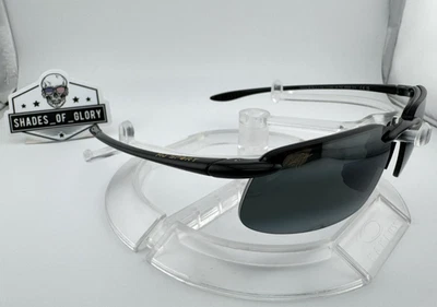 ÓCULOS DE SOL MAUI JIM KANAHA MJ 409N-02 PRETO COM AJUSTE ASIÁTICO POLARIZADO CINZA NOVO - Imagem 1 de 4