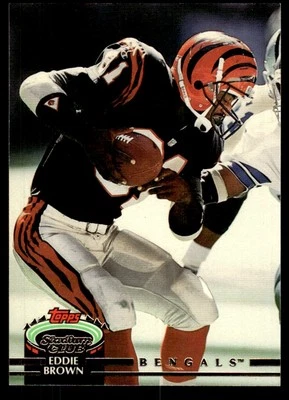 1992 Stadium Club Eddie Brown Cincinnati Bengals #88 - Image 1 of 2