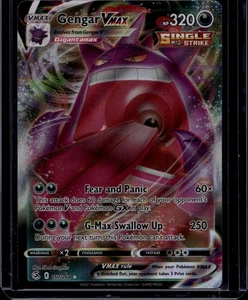 Pokemon TCG Gengar Vmax 157/264 Fusion Strike Ultra Rare NM (B) - Picture 1 of 2