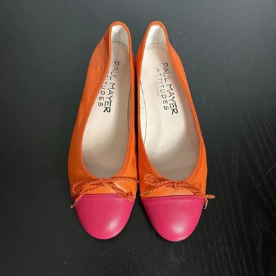 Женские балетки PAUL MAYER Attitudes размер 38 розовая/оранжевая кожа Bravo - Изображение 1 из 4