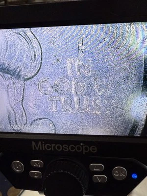 2002 P Mississippi Quarter - MASSIVE Grease Strike Through - Rare Mint Error - Image 1 of 4