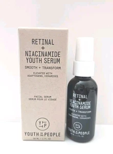 Youth To The People Retinal + Niacinamida SUERO JUVENIL - 1 oz / 30 ml - TOTALMENTE NUEVO - Imagen 1 de 5