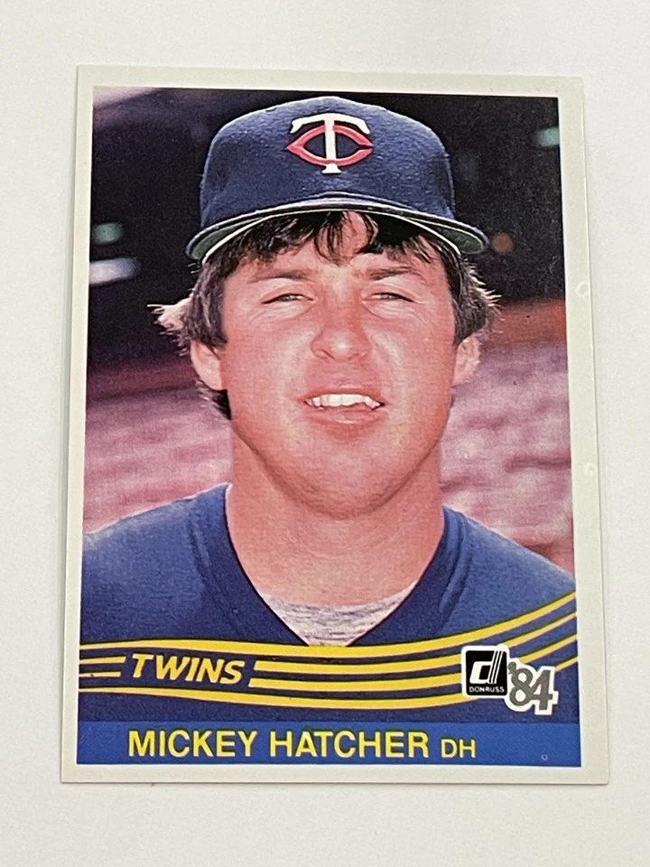 1984 Donruss Baseball #147 - Mickey Hatcher - Minnesota Twins - Image 1 of 2