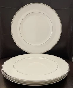 Set of 4 Waterford KILBARRY PLATINUM Dinner Plates 10 3/4”  - Picture 1 of 9
