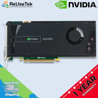 PNY NVIDIA Quadro 4000 2GB GDDR5 Graphics Card GPU | x2 DisplayPort, x1 DVI - Image 1 of 4