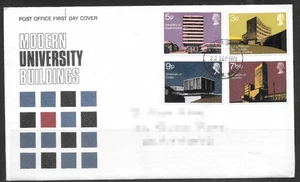 UK 1971. Sc #657/60; SG #890/3. British Architecture, Modern Universities. FDC - Picture 1 of 2