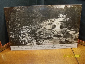 1920-30s glossy RPPC Oneida Falls below bridge near Munnsville NY New York - Picture 1 of 2