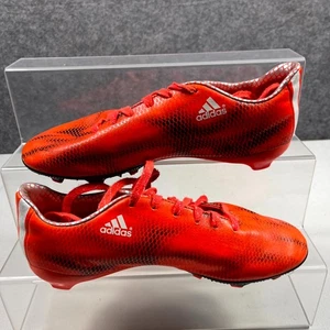 Botines de fútbol Adidas F10 para niños talla 5 naranja ropa deportiva con cordones comodidad - Imagen 1 de 8