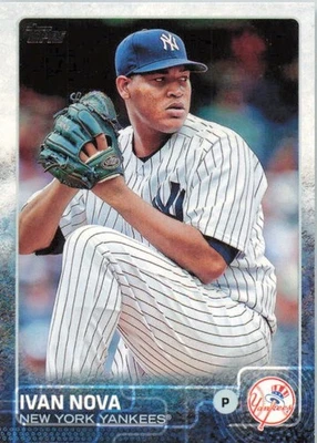 2015 Topps Baseball Series 2 #382 Ivan Nova New York Yankees - Image 1 of 2