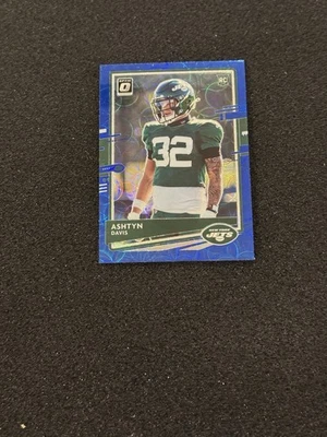 2020 Panini Donruss Optic Blue Scope Rookie RC #145 Ashtyn Davis New York Jets - Image 1 of 2