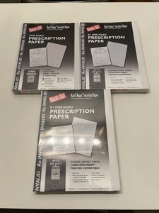 3 Reams Blanks USA Kan't Kopy 8.5" x 11" Security Paper 60 lbs. Gray 250/Ream - Picture 1 of 3