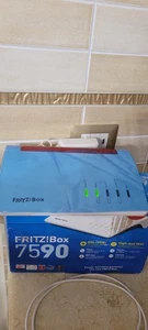 Fritzbox 7590 modem Router VDSL/ADSL Fibra LAN Wan - Zdjęcie 1 z 4