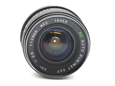 Objetivo Gran Angular Rubimat MC Auto CCT 77° 28 Mm 1:2.8 - Pentax PK - Imagen 1 de 2