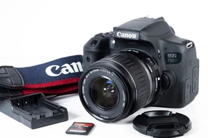 Canon EOS 750D 24,2 megapixel fotocamera reflex digitale + obiettivo 18-55 mm II 32 GB memoria SD 6.859 otturatore - Foto 1 di 8