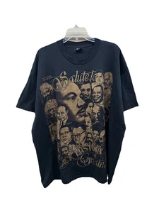 vintage 90s BLACK HISTORY DOUBLE-SIDED Shirt mlk rosa parks hip hop Y2k 3xl - Picture 1 of 4